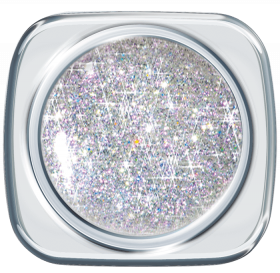 Glitter UV Gel Silver Sparkle 263 5g