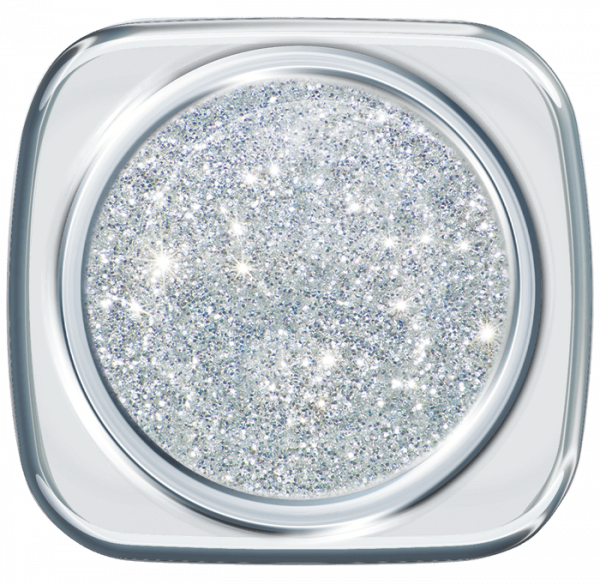 Glitter UV Gel Shiny Silver 00. 5g