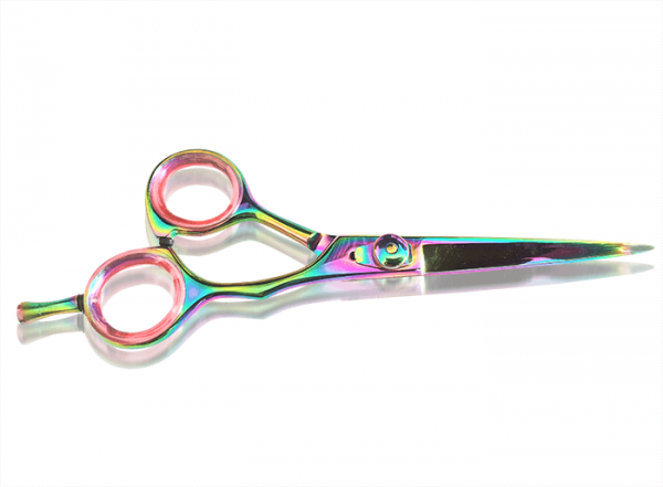 Friseurschere Profi Rainbow Regenbogen Colour