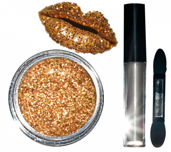 Glitter Lips Kit Rose Gold