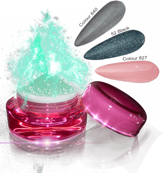 Glamour Dip Powder Green Sparkle