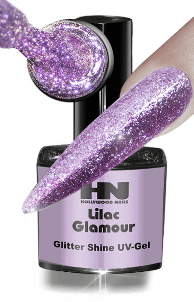 Glitter Shine UV Gel Lilac