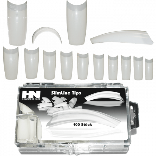 SlimLine Tip Classic Natur long Tip Box 100 Stück