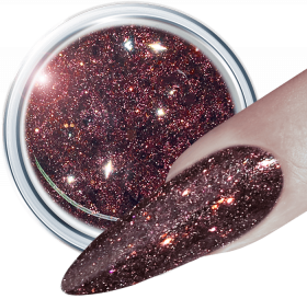 Glitter UV Gel Brilliant Abergine 366