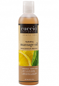 cuccio Massage Oil White Limetta & Aloe Vera 226g
