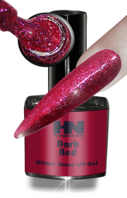 Glitter Shine UV Gel Dark Red