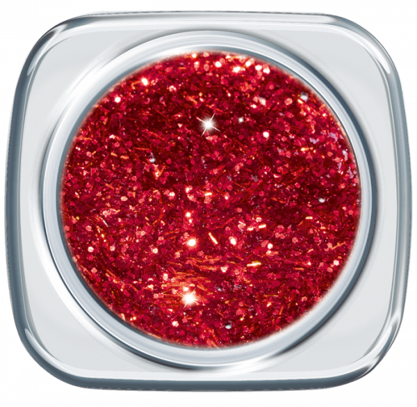 Glitter UV Gel Romantic Red 210 5g