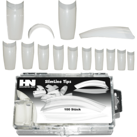 SlimLine Tip Classic Natur long Tip Box 100 Stück