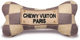 Haute Diggity Dog Checker Chewy Vuiton Knochen