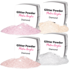 Platin Acrylic French Powder Glamour Set 4 x 6 g