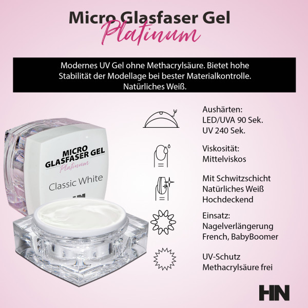 Platinum UV Gel Classic White