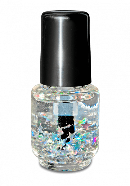 Nagelöl Christmas 2020 3D Sterne silber Vanillekipferl