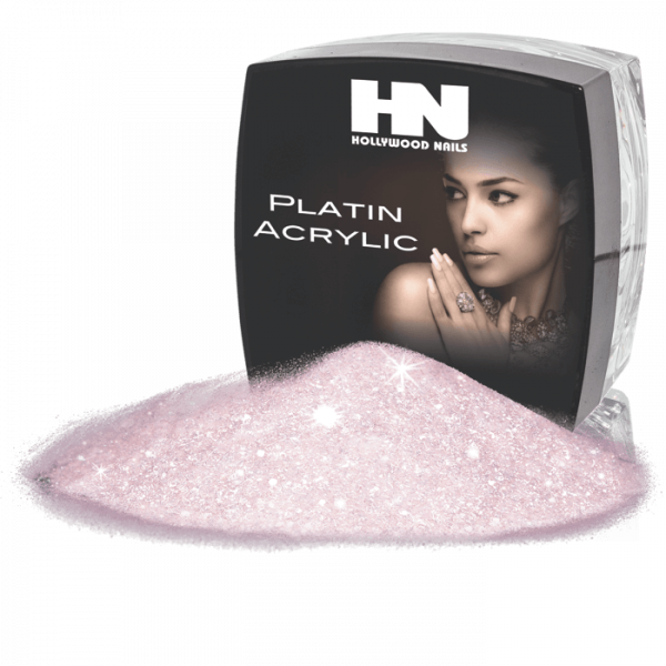 Platin Acrylic Powder Make-Up Rosa Glimmer