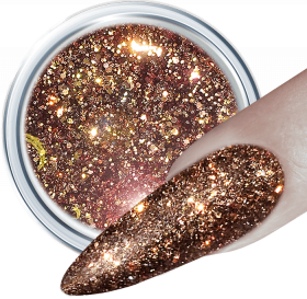 Glitter UV Gel Glamourous Copper 368