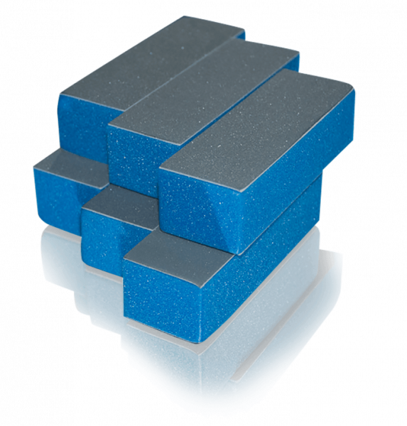 High Shine Buffer Blue 6 Stück