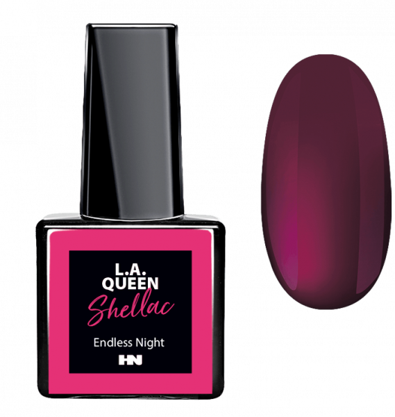 L.A. Queen UV Gel Shellac - Endless Night #22 15ml